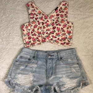 Floral Crop Top